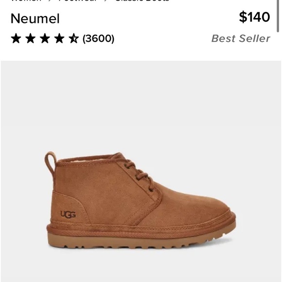 BRAND NEW💘 UGG Neumel Boot WITH BOX *NEVER WORN* ⚡️ - Picture 1 of 3